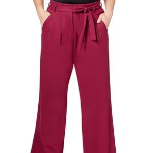 NWOT Melissa McCathy Seven7 Purple Wide Leg Pant